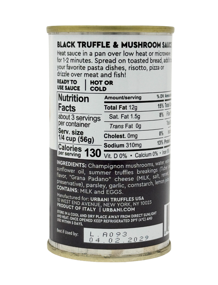 Black Truffles & Mushrooms 6.4 oz