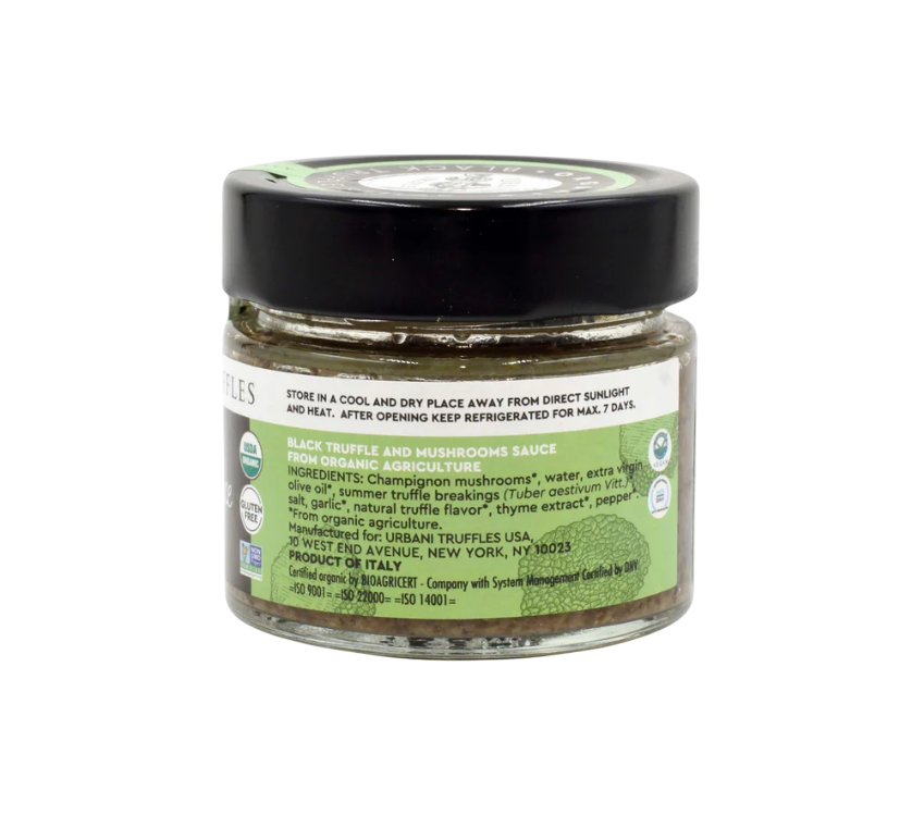 Organic Black Truffle Sauce 4.6 oz