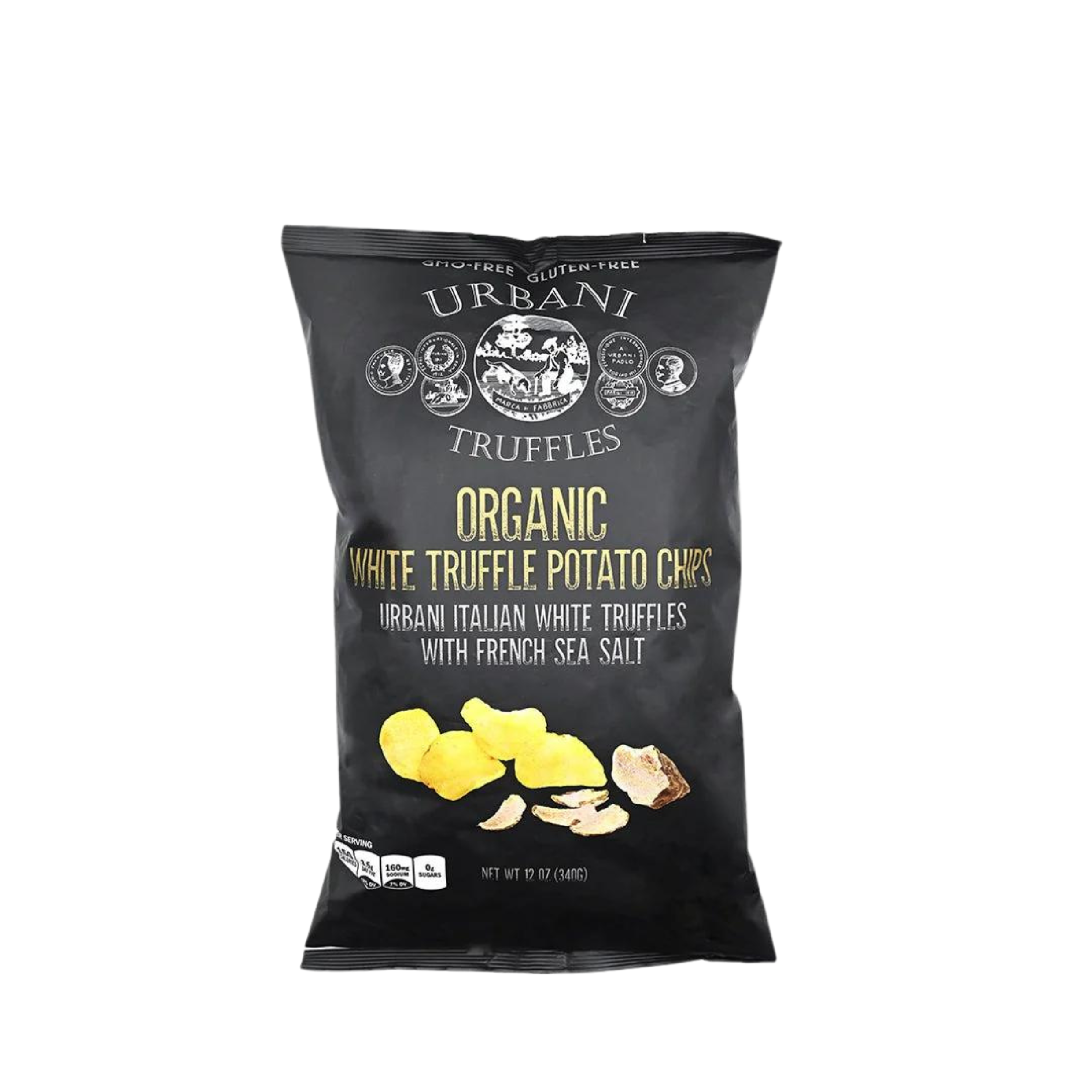 White Truffle & Sea Salt Chips 12 oz - Urbani Truffles