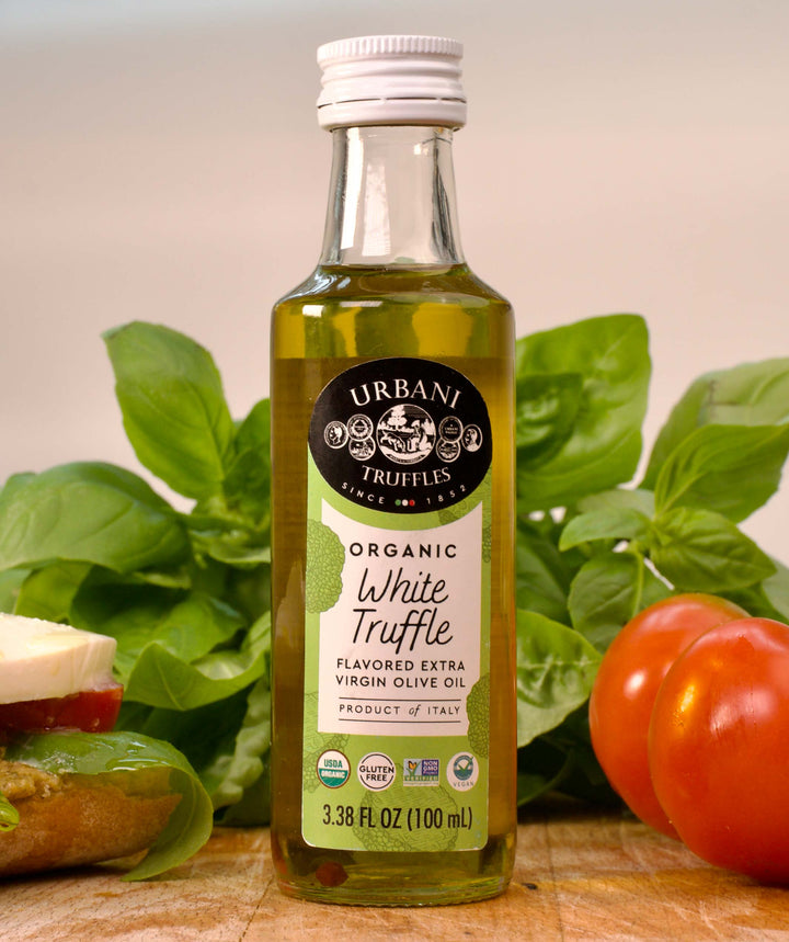 Organic White Truffle Extra Virgin Olive Oil 3.38 FL OZ (100 ML) - Urbani Truffles