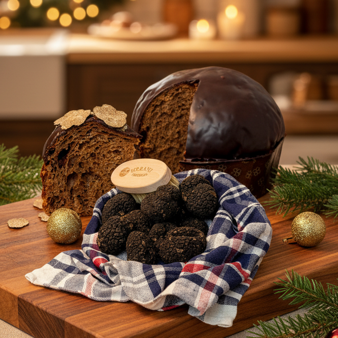Black Truffle Signature Chocolate Panettone (Limited Edition)