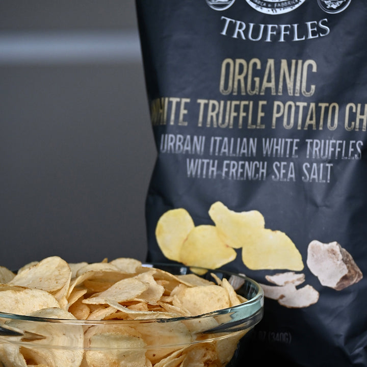 White Truffle & Sea Salt Potato Chips 12 OZ - Urbani Truffles